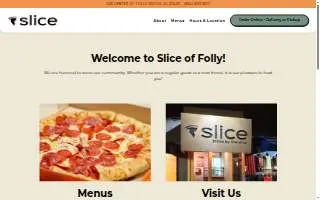 Slice of Folly website