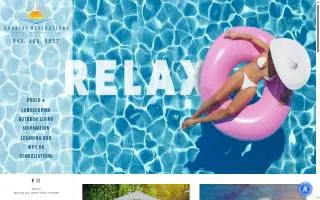 Coastal Reflections Pools & Outdoor Living website
