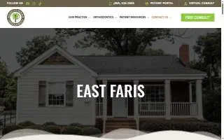 Palmetto Family Orthodontics - Greenville (East Faris) website