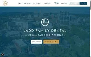 Ladd Family Dental website
