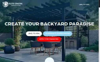 Elite Coastal Landscaping LLC of Little River website