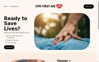 CPR First Aid 101 LLC American Heart Association certified website