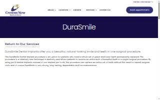 Durasmile website