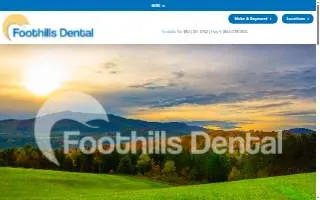 Foothills Dental of Inman website