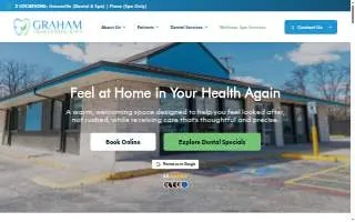 Graham Family Dental & Wellness Spa website