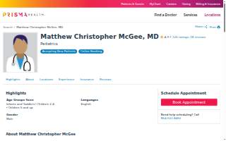 Matthew Christopher McGee, MD