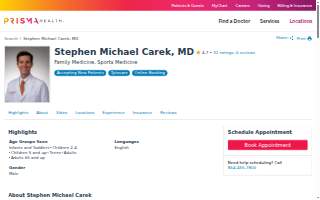 Stephen Michael Carek, MD