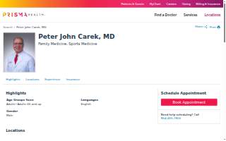Peter John Carek, MD