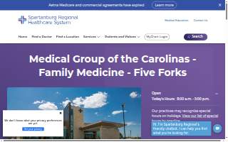 Medical Group of the Carolinas - Family Medicine - Five Forks