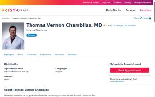 Thomas Vernon Chambliss, MD
