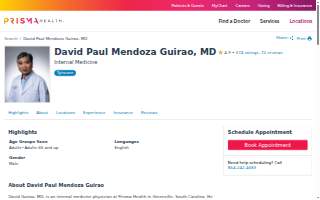 David Paul Mendoza Guirao, MD