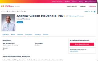 Andrew Gibson McDonald, MD