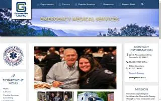 Greenville County EMS website