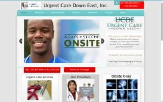 Urgent Care Down East - Greenville website