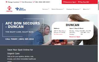 AFC Urgent Care Bon Secours - Duncan