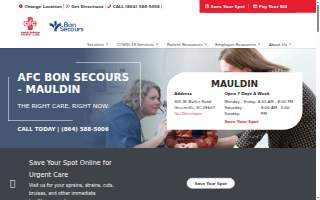 AFC Urgent Care Bon Secours - Mauldin
