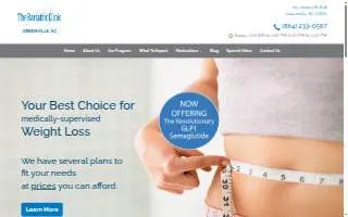 The Bariatric Clinic of Greenville website