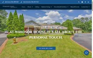 Windsor House Greenville website
