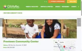 Freetown Community Center website