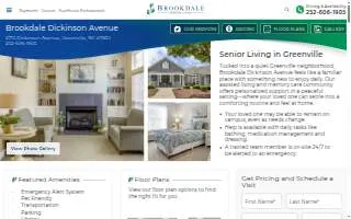 Brookdale Dickinson Avenue website