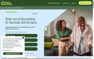 Home Instead of Spartanburg website