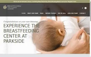 Breastfeeding Center at Parkside website