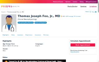 Thomas Joseph Fox, Jr., MD