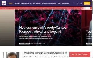 Dr. Sunil Bhatia’s Psychiatric Connections of Greenville website