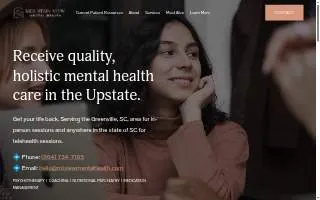 Mountain View Mental Health website