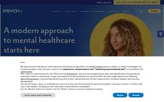 PsychPlus Greenville Clinic - Psychiatrist and Therapist website