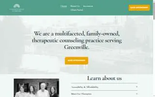 Counseling Services Of Greenville website