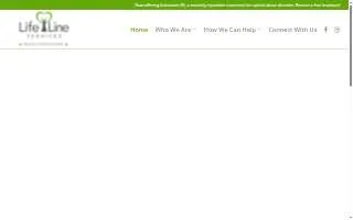 Life Line Services - Substance Abuse Treatment website