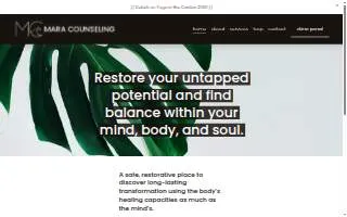 Mara Counseling website