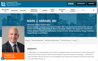 Mark Abrams, MD - Charlotte Eye Ear Nose & Throat Associates, P.A.