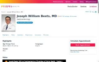 Dr. Joseph Beets website