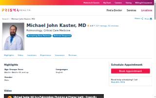 Michael John Kaster, MD