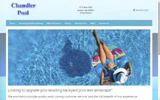 Chandler Pool, LLC website