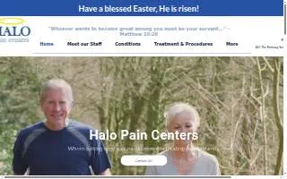 Halo Pain Centers website