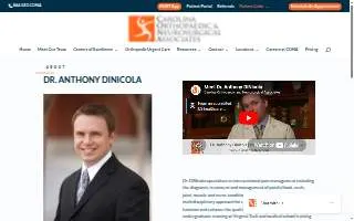 Anthony DiNicola, MD website
