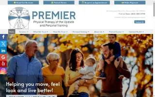 Premier Physical Therapy of the Upstate website