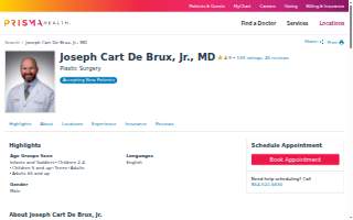Joseph Cart De Brux, Jr., MD
