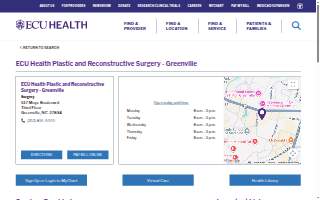 ECU Health Plastic and Reconstructive Surgery - Greenville