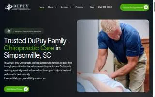 DuPuy Family Chiropractic website