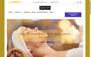 Kara Spa website