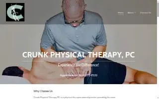 Crunk Physical Therapy, PC website