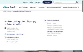 AnMed Integrated Therapy - Powdersville