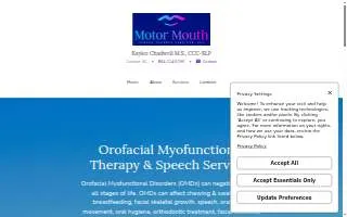 Motor Mouth Speech Therapy Services, LLC website