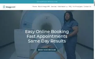 Imago MRI website