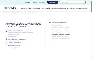 AnMed Laboratory Services - North Campus