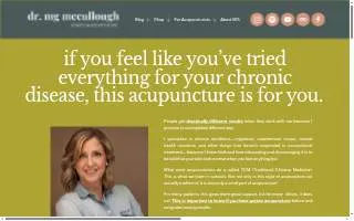 Dr. MG McCullough | Root Cause Medicine website
